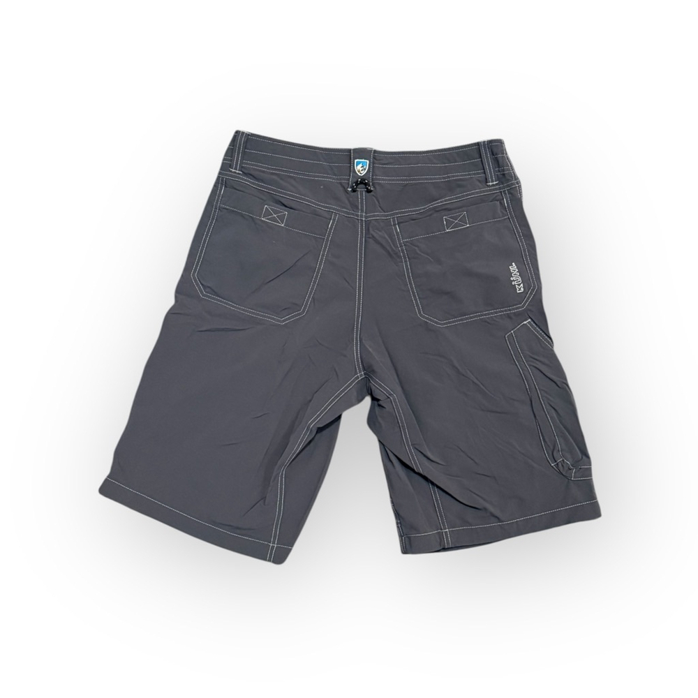 KÜHL Mens Renegade Dark Grey Active Shorts Contrast Stitching Sz 34​ - Picture 7 of 10